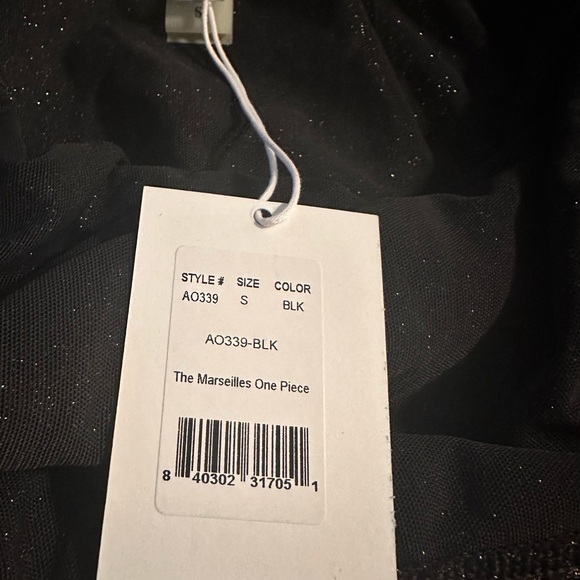 New! Andie Swim X Demi Moore The Marseilles One Piece Swimsuit Black Gold Size S - Picture 5 of 15